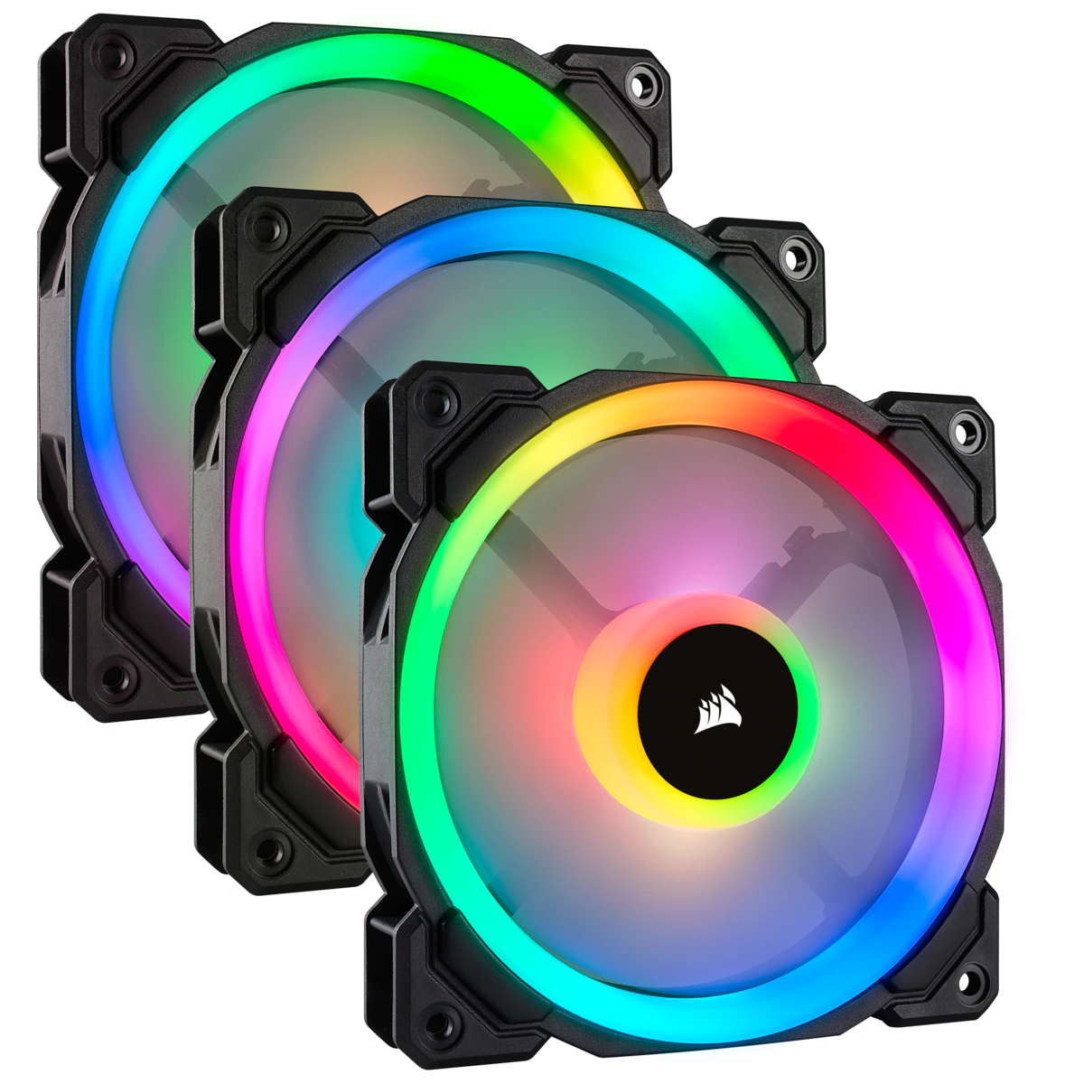 The Best RGB Fan: Corsair LL120 3-Pack of Fans
