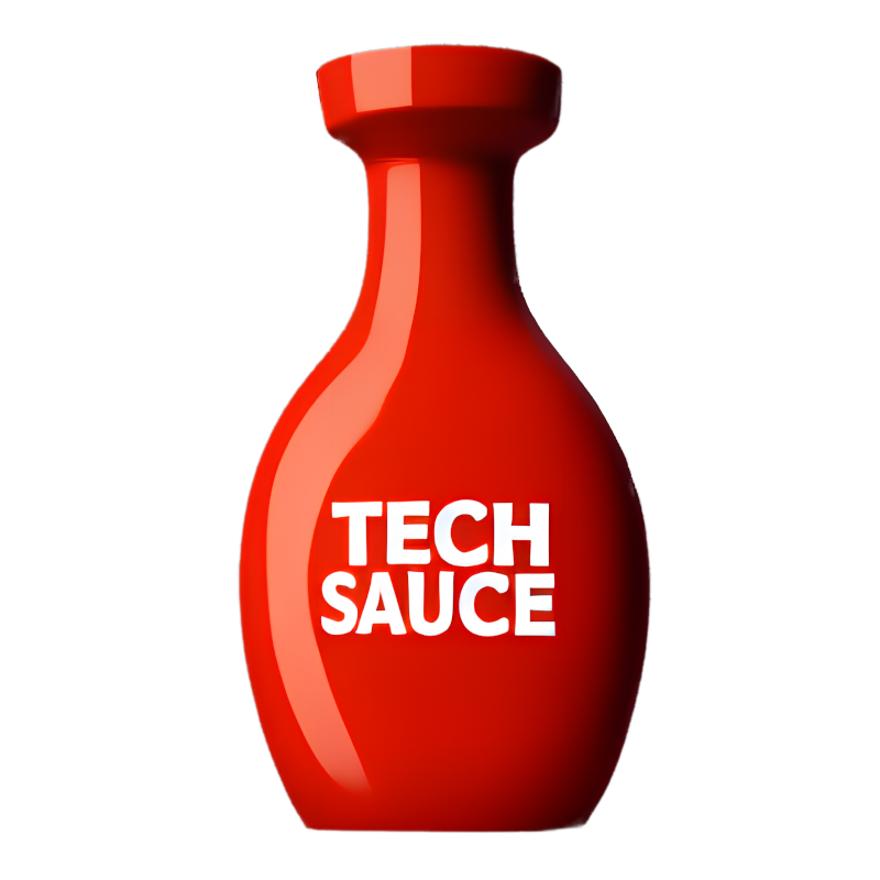Tech Sauce Bottle